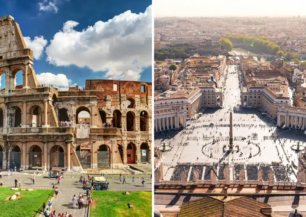 Vatican + Colosseum,Vatican Museums and Colosseum combo,Sistine Chapel and Colosseum ticket,Rome essentials pass,flexible two-site itinerary,Colosseum Roman Forum Palatine,plan an efficient two-site itinerary,what this flexible combo includes,book Vatican and Colosseum on Tiqets,Vatican City art to ancient arena